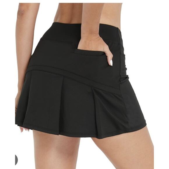 Cityoung Athletic Pleated Golf Skort w/ Pockets Workout Tennis Size S - Picture 2 of 5